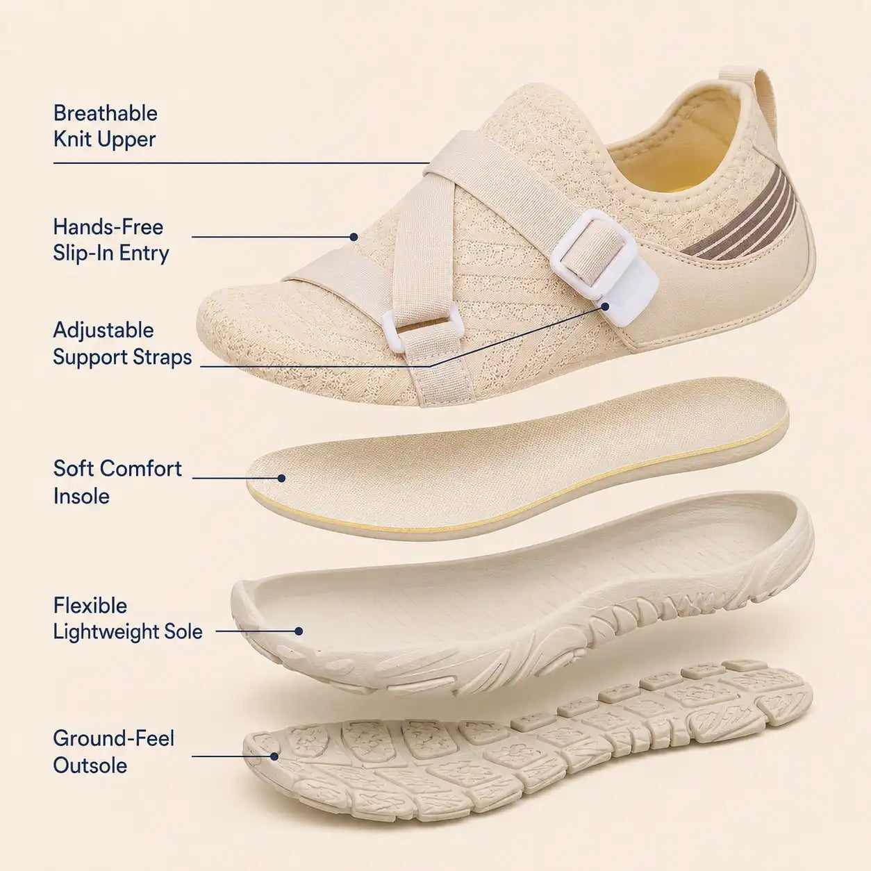 Ortho Light - Orthopedic Supportive & Ultra-Light Barefoot Shoe (Women)