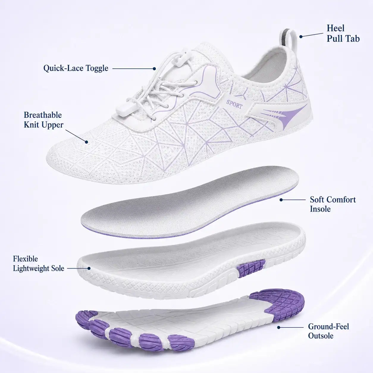 Comfort Pro - Pain-Free & Anti-Slip Barefoot Shoe (Unisex)