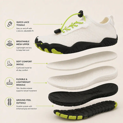 Physio Light - Ultra-Stretch & Anti-Sweat Barefoot Shoe (Unisex)