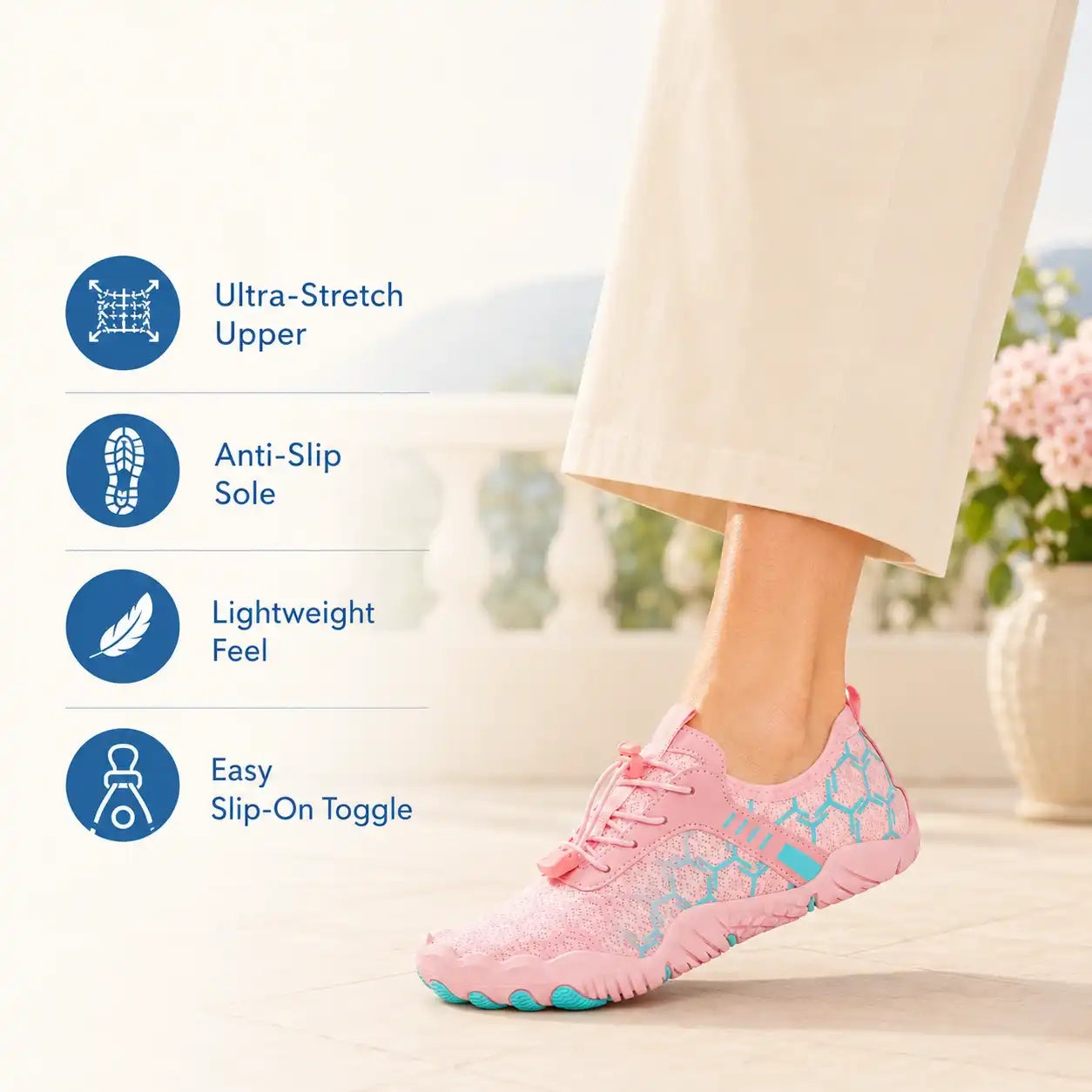 Physio Grip - Ultra-Stretch & Anti-Slip Barefoot Shoe (Unisex)
