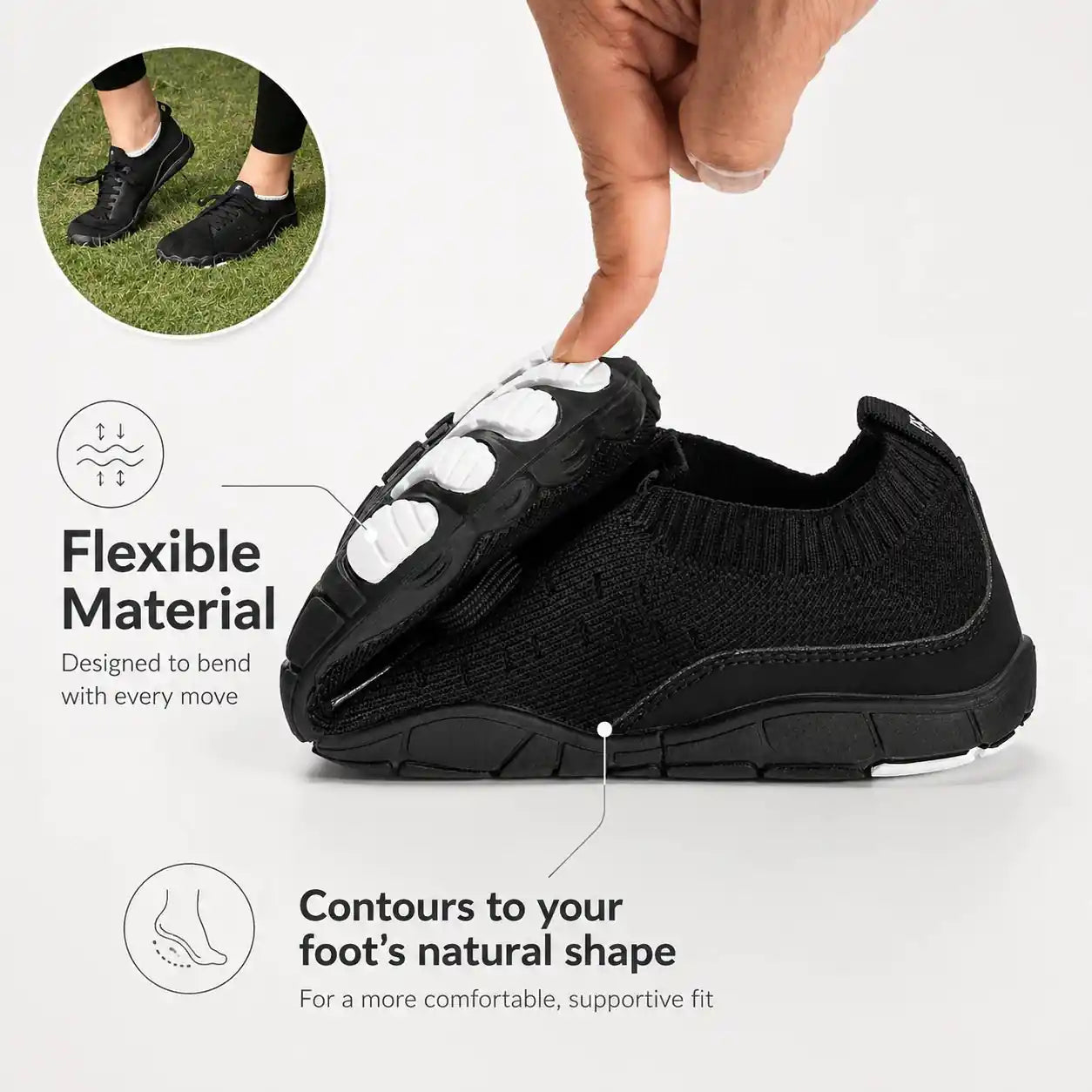 Light Grip - Light Orthopedic & Anti-Slip Barefoot Shoe (Unisex) - Dr.Solberg