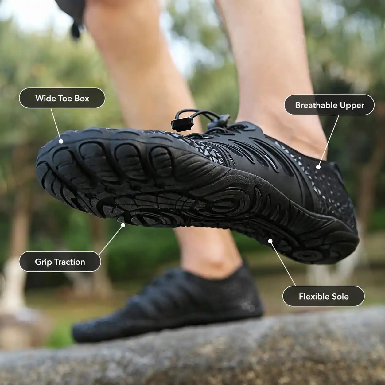 Light Grip - Light Orthopedic & Anti-Slip Barefoot Shoe (Unisex) - Dr.Solberg
